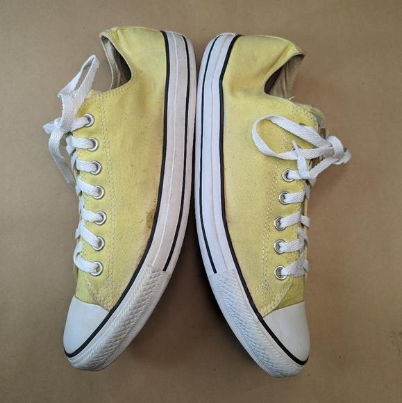 Converse Mens Chuck Taylor All Star Ox Unisex  Golden Yellow sneakers Shoes Sz M - Picture 5 of 10